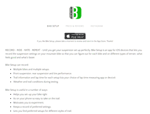 Tablet Screenshot of bike-setup.com